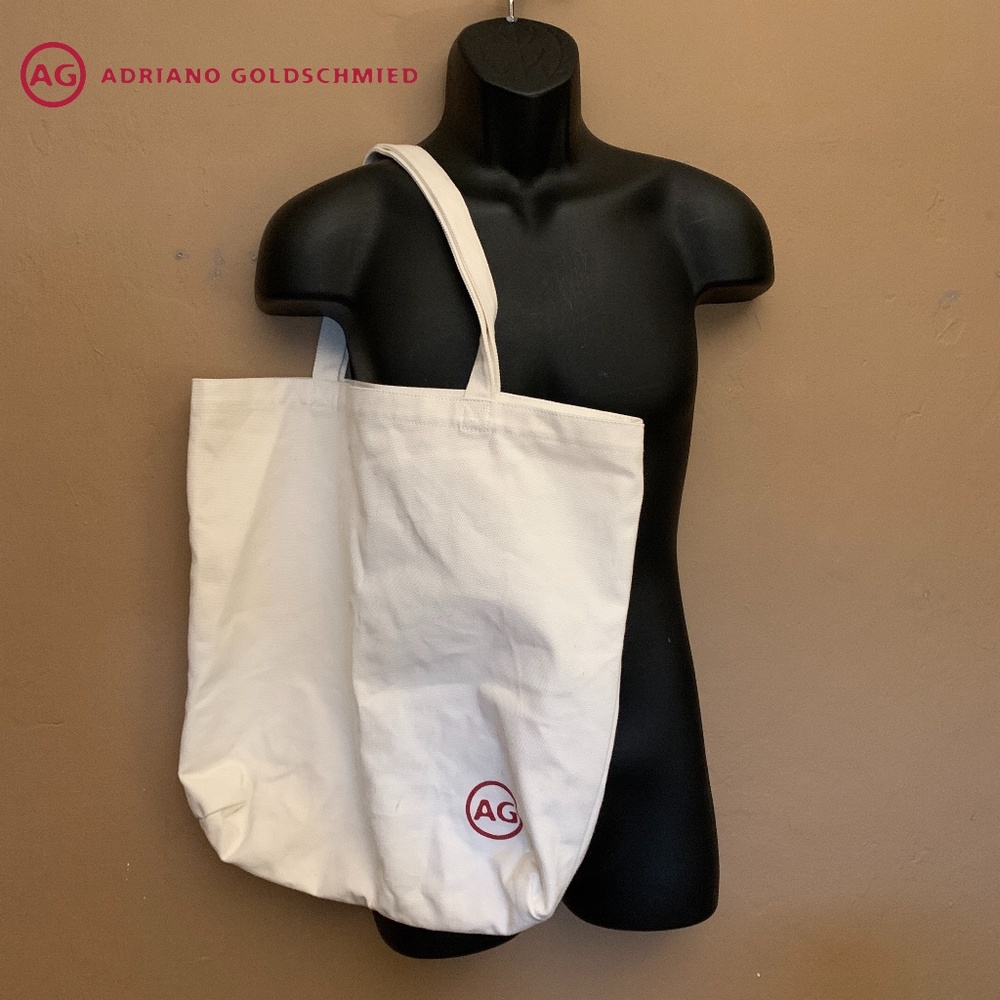 AG Adriano Goldschmied Canvas Tote 14 x 13 x 5 Heavy canvas Gently used